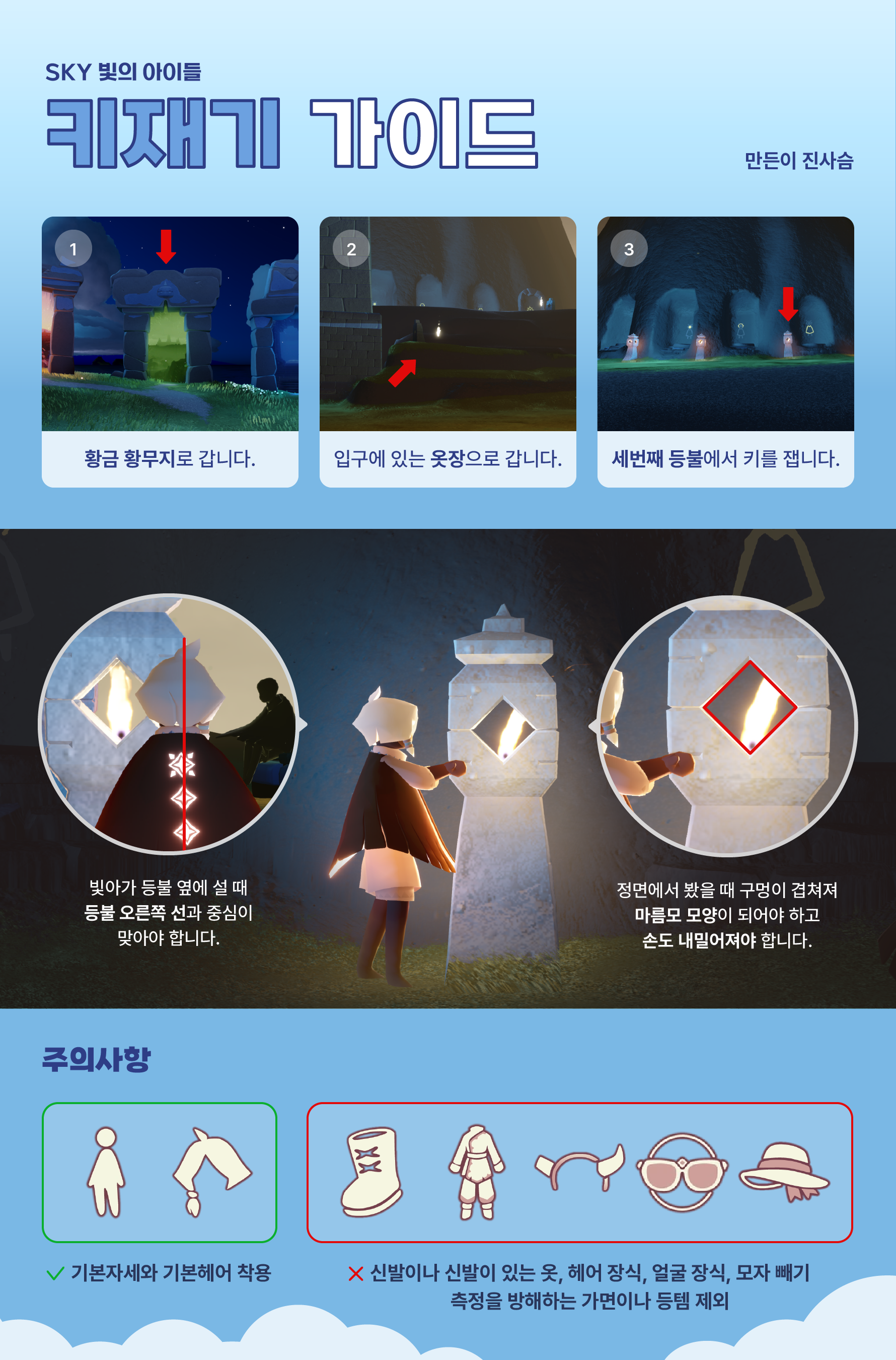 키재기 가이드